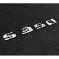 BENZ S350 15 New Style Pointed Font Word Mark Body Word Sticker Rear Box Font Font Height 23mm