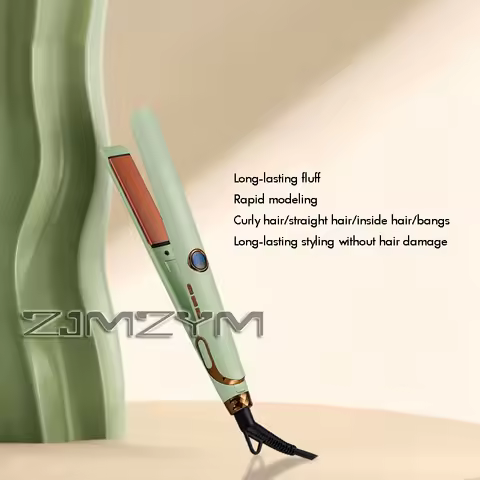 Professional Hair Straightener Curler Thermostatic Curling Iron Dual-use Non-damaging Straightening 