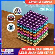 BISA COD - Bola Magnet / Mainan Magnetik Force Magic Bucky Ball Leisure Time 3mm / Neocube Magnetic