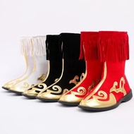 S1/Featured Dancing Boots Tibetan Performance Dance Boots Mongolian Boots Men Women Monkey King Chil