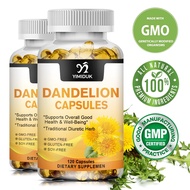Dandelion Root Extract Capsules 1500mg, Support Liver Detox, Strong Immune System, Normal Blood Pres