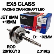 LEO JET 8MM EX5 CLASS RACING CRANKSHAFT JET8MM LEO ROD 20/100/13（LCT0045）
