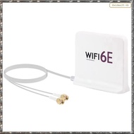 [L W H Y] Portable 2.4G/5G/6G WiFi 6E Antenna with Cable Indoor Wireless Antenna with Magnetic Botto