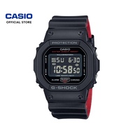 CASIO G-SHOCK BLACK &amp; RED SERIES DW-5600UHR Mens Digital Watch Resin Band