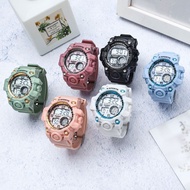 WC523 Men Watch DIGITAL LED BATTERY 377 RESIN Strap FASHION SPORT ELECTRONIC CLOCK JAM TANGAN 电子手表