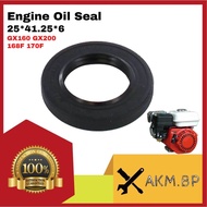 Honda Engine Oil Seal Engine Pump GX160 GX200 168F 5.5hp 6.5hp 7hp 7.5hp 8hp 25X41.25x6