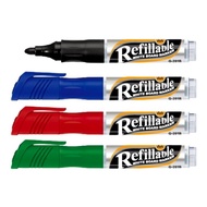 Gxin Refillable Whiteboard Marker Pen / Pen Marker Refillable / 马克笔  / Black / Blue / Red / Green / 