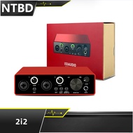 2i2 3rd Gen อินเตอร์เฟซเครื่องเสียง USB * A1สำหรับการบันทึกที่ลงทะเบียนโดยการ์ดเสียงไดรเวอร์สากล