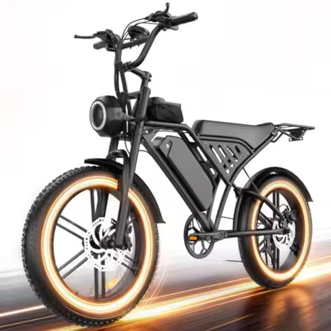 All-terrain electric mountain bike for adults: 2000W peak power 28MPH speed 48V 20Ah removable batte