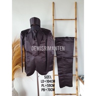 HITAM Black groom's suit/black national suit