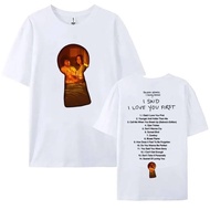 Women Clothing I Said I Love You First Album 2025 T-shirt Selena Gomez & Benny Blanco Singer Print T