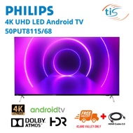 Philips 50 inch 4K UHD LED Android TV NETFLIX ATMOS 50PUT8115