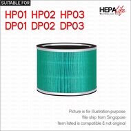 DYSON HP01 HP02 HP03 DP01 DP02 DP03 Compatible Filter with Anti-bacterial Coating - Hepalife