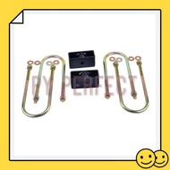 4x2 2WD Car Truck Van Pickup 4" Lowered Rear Suspension Block Adapter Dmax D-max Triton Rusa C22 KE2