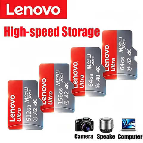 Lenovo SD Card High Speed Micro SD Card for Nintendo Switch 512GB 256GB 128GB 64GB U3 V30 Stable Per