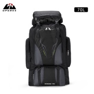 UPGREE Outdoor Climbing Backpack Large Capacity 70L Hiking Waterproof Travel Backpack Men Women Spor