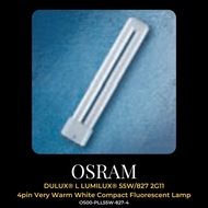 Osram Compact Fluorescent Lamp Dulux L 55W 827 2G11 4pin Very Warm White