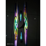 Black reflective fizr bc3 striping