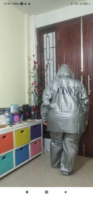 JAS HUJAN MANTEL MANTOL JAKET HUJAN PRIA WANITA SETELAN MERK OMG MADE IN JAPAN BIG SIZE JUMBO BESAR 