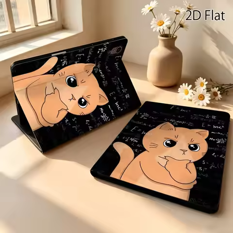 Cartoon Cat Math Formula Art Soft For Lenovo Xiaoxin Pad Pro Tab P12 P11 11 11.2 11.5 10.6 inch K10 