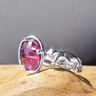 碧璽和貓戒指 / 粉色碧璽和貓戒指