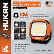 HUKAN G1-DCT006 LED light, 136 led chips, Operating 5-8 hours, Base can rotate 180 degrees