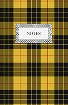 Notes: Lined Journal Notebook | Clan MacLeod Tartan | Scottish Plaid Pattern | 5.5” x 8.5” (13.97 x 