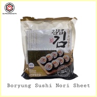 ℗ ✼ ♠ ﹊ Boryung Sushi Nori Sheets Kimbap 100pcs/sheets