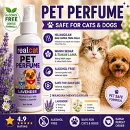 Realcat Wangian Kucing Perfume Kucing Cat Fragrant Dog Cat Perfume 100ml
