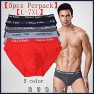 [5pcs Perpack][L-7XL] renoma boxer men briefs lelaki  men underwear boxer leiaki men briefs [6 color]Special offer