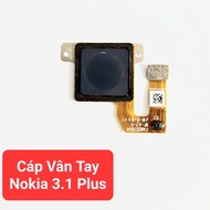 Fingerprint cable for Nokia 3.1 Plus phone, genuine disassembled phone