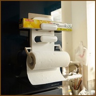 【ikloo】多功能無痕三層紙巾/保鮮膜收納架