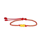 SK Jewellery Pixiu 999 Pure Gold Rope Bracelet