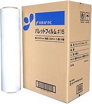 Holiaki WPF15-50-30 Stretch Film, Wrap-In Palette Film, #15, 19.7 inches (500 mm) x 988.1 ft (300 m)