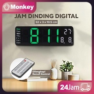 LAYAR 13 Inch Large Screen Display Clock Nordic Digital Clock Simple Living Room Wall Clock Large LE