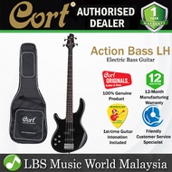 Cort Action Bass LH 4 String Double Cutaway Bolt On Poplar Left Handed Electric Bass Guitar