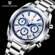 100% [Official Merchandise] PAGANI DESIGN Waterproof Men's Watch Men's Sports Chronograph Stainless Steel Strap PD-1712