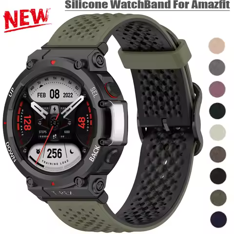 Breathable Magnetic Leather For Amazfit T-Rex 3 T-Rex2 SmartWatch Strap For Huami Amazfit T-Rex/2ult