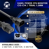 PROFFTECH - Cpu-Monitor Power Cable (C14 - C15) 3 Meters