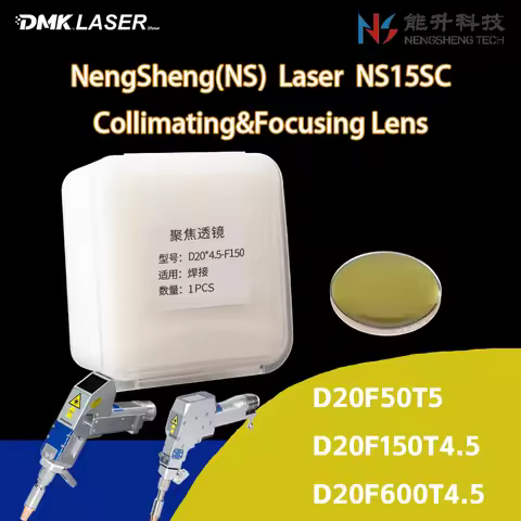 NS NengSheng Laser Collimating Focusing Lens D20F50T5 D20F150T4.5 D20F600T4.5 Lenses For NS15SC Hand