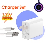 XIAOMI ของแท้ 67W/33W/120W Turbo Fast Charge สำหรับโทรศัพท์ iPhone iPad Mi 12 11 9 8 10 4 6 Poco X4 Pro NFC F3 M3 Redmi K40 OPPO R19 R17 Find X HUAWEI P30 P40 VIVO X50 X27 SAMSUNG S20 21 หัวชาร์จ Android