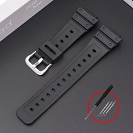 Aotelayer Dây đeo Silicon 16mm cho CASIO DW-5600 DW-6900 GA-2100 Dây đồng hồ bằng cao su Dây đeo đồn