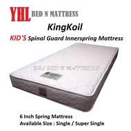 YHL King Koil Kids Spinal Guard 6 Inch Innerspring Mattress With Free Pillow ( While Stock Last)