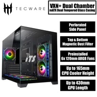 Tecware VXN+ Dual Chamber Tempered Glass mATX Casing
