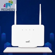4G LTE CPE Router Modem 300Mbps Wireless Hotspot with Sim Card Slot US Plug [Redkeev.sg]