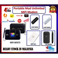 Modified UnlimitedPortable Mifi Pocket 4G LTE USB modem /ZTE Mifi Portable Modem ByPass Hotspot Teth