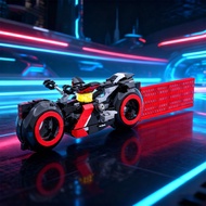 Tron: Are Large scale light wheeled motorcycle Building Blocks Assembly Toys Gifts For Kids 574pcs C