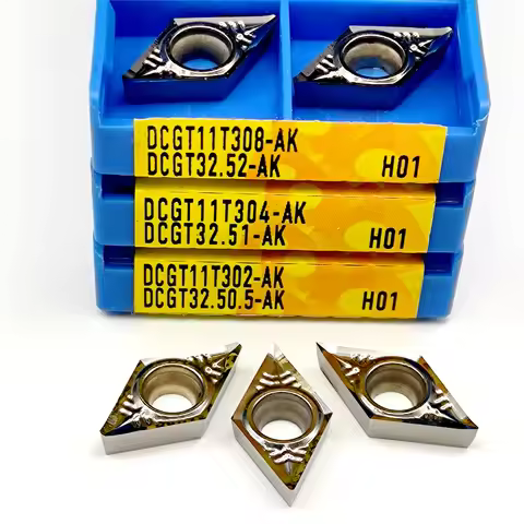 Carbide Blade DCGT11T302 DCGT11T304 DCGT11T308 AK H01 Metal Tool for Aluminum DCGT 11T302 11T304 11T