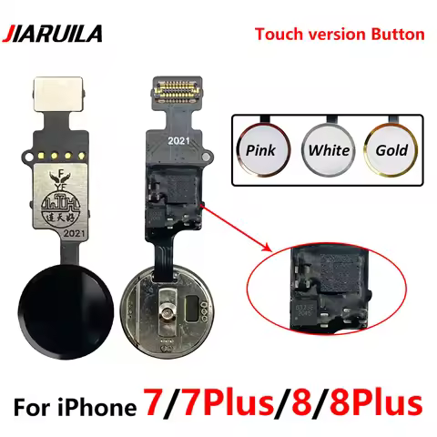 New Universal Home Button Fingerprint Flex Cable For iPhone 7 7G 8 8G Plus 7Plus 8Plus Restore Key R