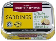 Gonidec 有機特級初榨橄欖油沙甸魚配有機檸檬